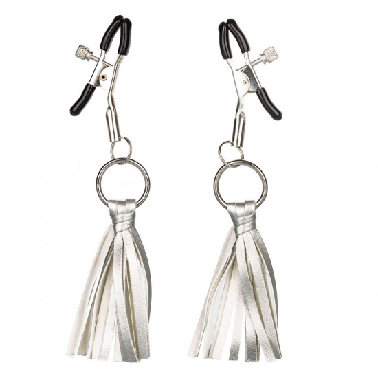 CalExotics Playful Tassels Tepelklemmen Zilver