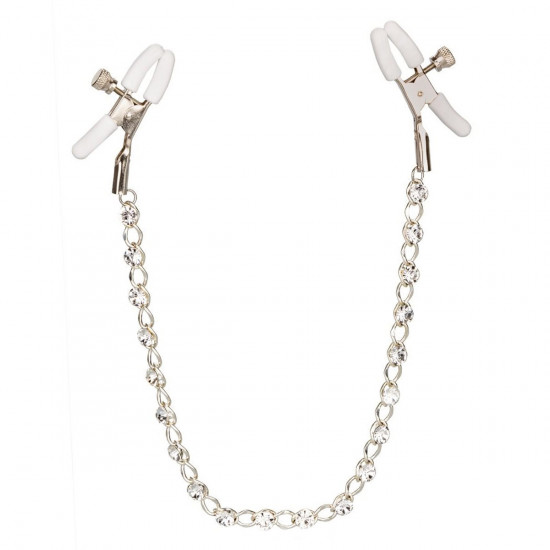 CalExotics Crystal Chain Tepelklemmen Wit