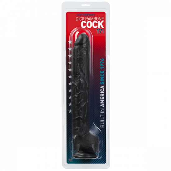 Doc Johnson Dick Rambone 17 Inch Dildo Zwart