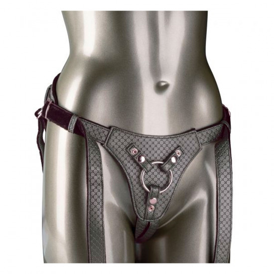CalExotics Crotchless Harness The Regal Queen Zwart