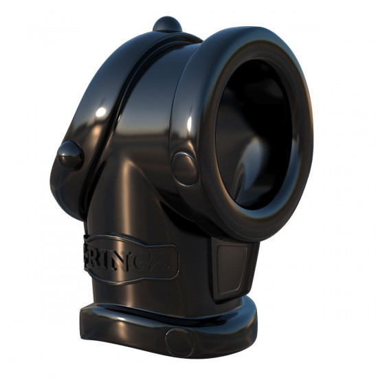 C-Ringz Cock Pipe With Ball-Stretcher Cockring Zwart