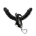 Fetish Fantasy Vibrating Double Delight Strap-On Zwart