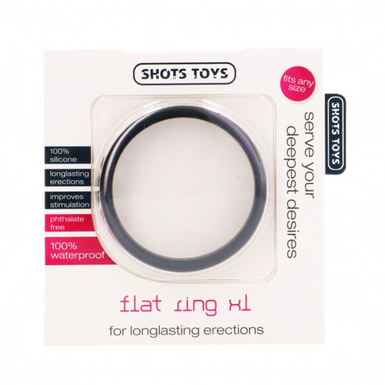 Flat Cockring Set Zwart