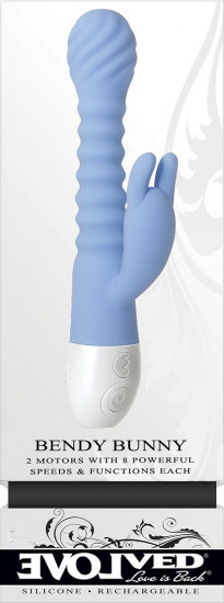 Evolved Bendy Bunny Vibrator Lichtblauw