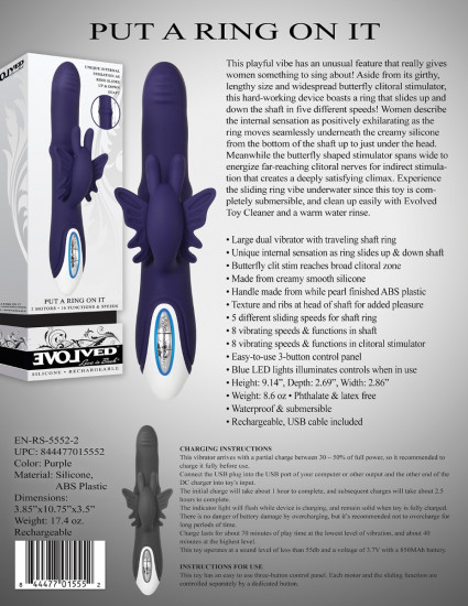 Evolved Put A Ring On It Vibrator Paars