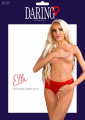 Daring Intimates Ella Crotchless Slip Rood L/XL
