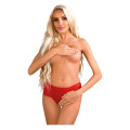 Daring Intimates Ella Crotchless Slip Rood L/XL