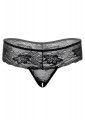 Daring Intimates Jane Crotchless Slip Zwart L/XL