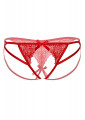 Daring Intimates Naomi Crotchless Slip Rood L/XL