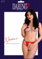 Daring Intimates Naomi Crotchless Slip Rood L/XL