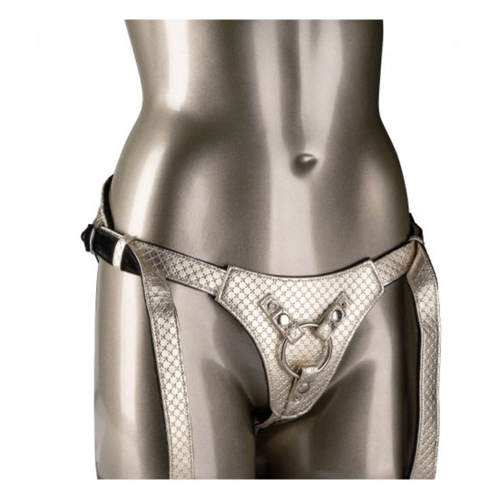 CalExotics Crotchless Harness The Regal Queen Zilver