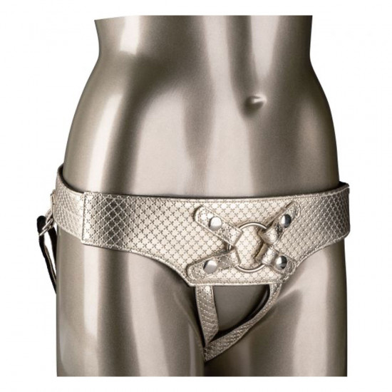 CalExotics Crotchless Harness The Regal Empress Zilver