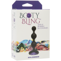 Doc Johnson Booty Bling Buttplug Zwart met Paars