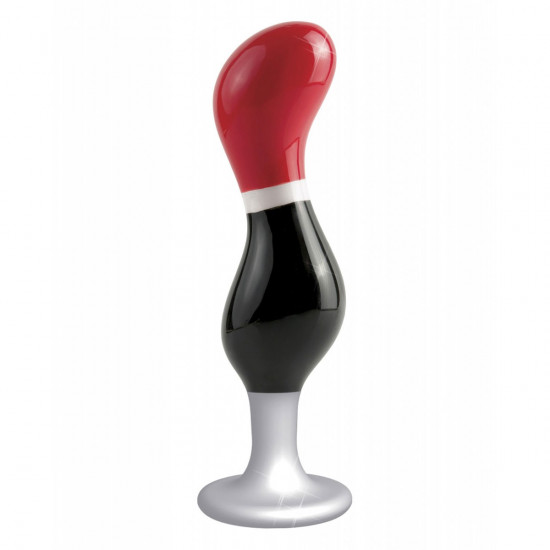 Ceramix No. 3 Keramische Dildo Rood/Zwart/Wit