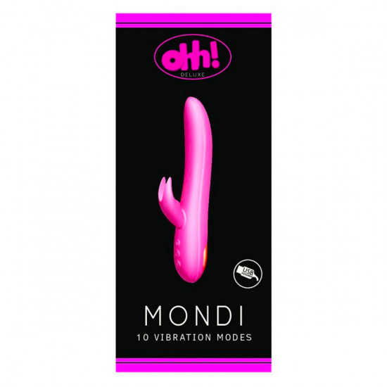 Ohh! Deluxe Mondi Rabbit Vibrator Licht Roze
