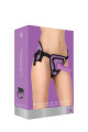 Ouch! Deluxe Silicone Strap-On Set 8 Inch Paars