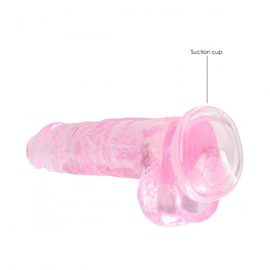 Bang It Real Dildo no. 5 Met Ballen Licht Roze