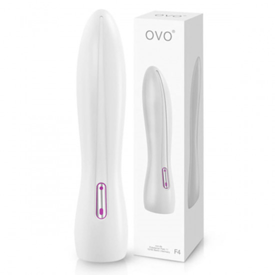 Ovo F4 Vibrator Wit/Zilver