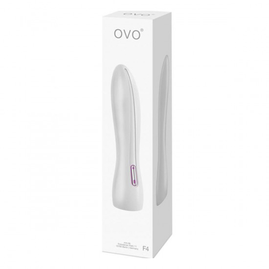 Ovo F4 Vibrator Wit/Zilver