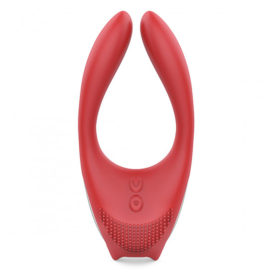 Red Revolution Eros Koppel Vibrator Rood
