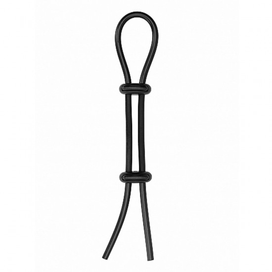 Double Stretch Booster Cockring Zwart