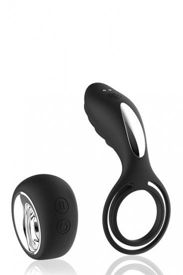 Midnight Magic Okeanos Remote Vibrator Zwart