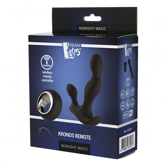 Midnight Magic Kronos Remote Vibrator Zwart