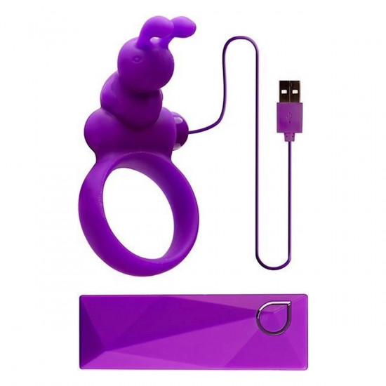 Abia Elpis Vibrating Cockring Paars