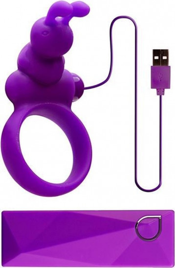 Abia Elpis Vibrating Cockring Paars