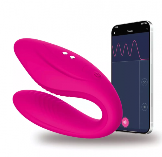 Erospley Classic Koppels Vibrator App Control Roze