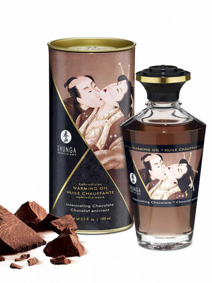 Shunga - Aphrodisiac Verwarmende Olie - Chocolate - 100 ml